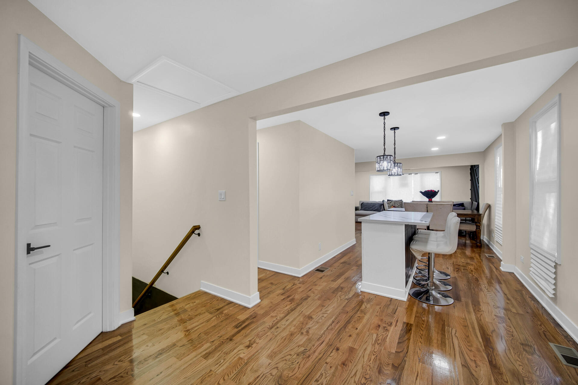 2232 Roosevelt Place Gary, IN 46404 - Photo 9 of 21 a view of a dining room with furniture window and wooden floor