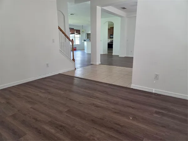 wooden floor in an empty room