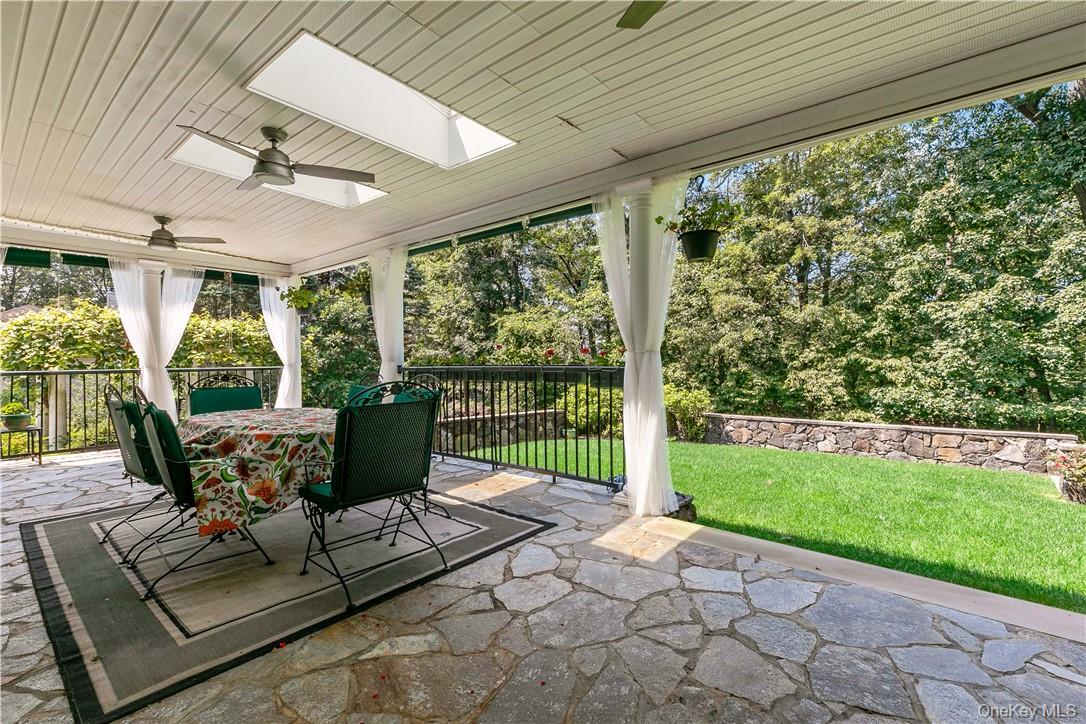 4 Sonoma Road Cortlandt Manor, NY 10567 - Photo 27 of 31 a living room with patio furniture and garden