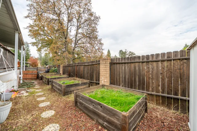 a outdoor space with lots of green space