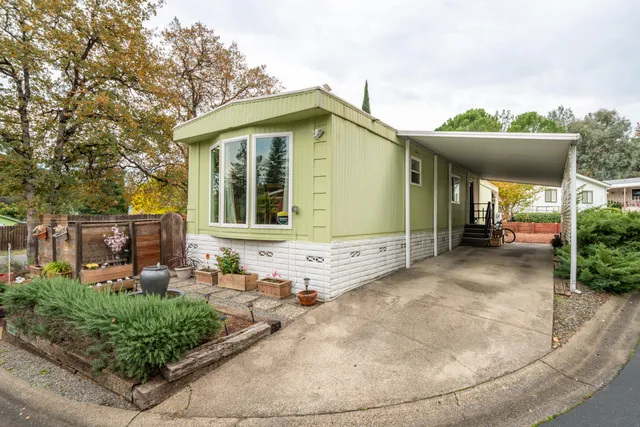 a house view with a outdoor space