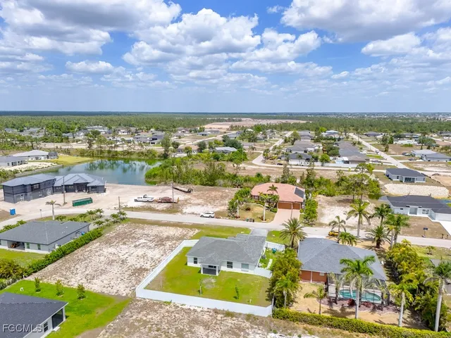 a view of a city with an ocean view