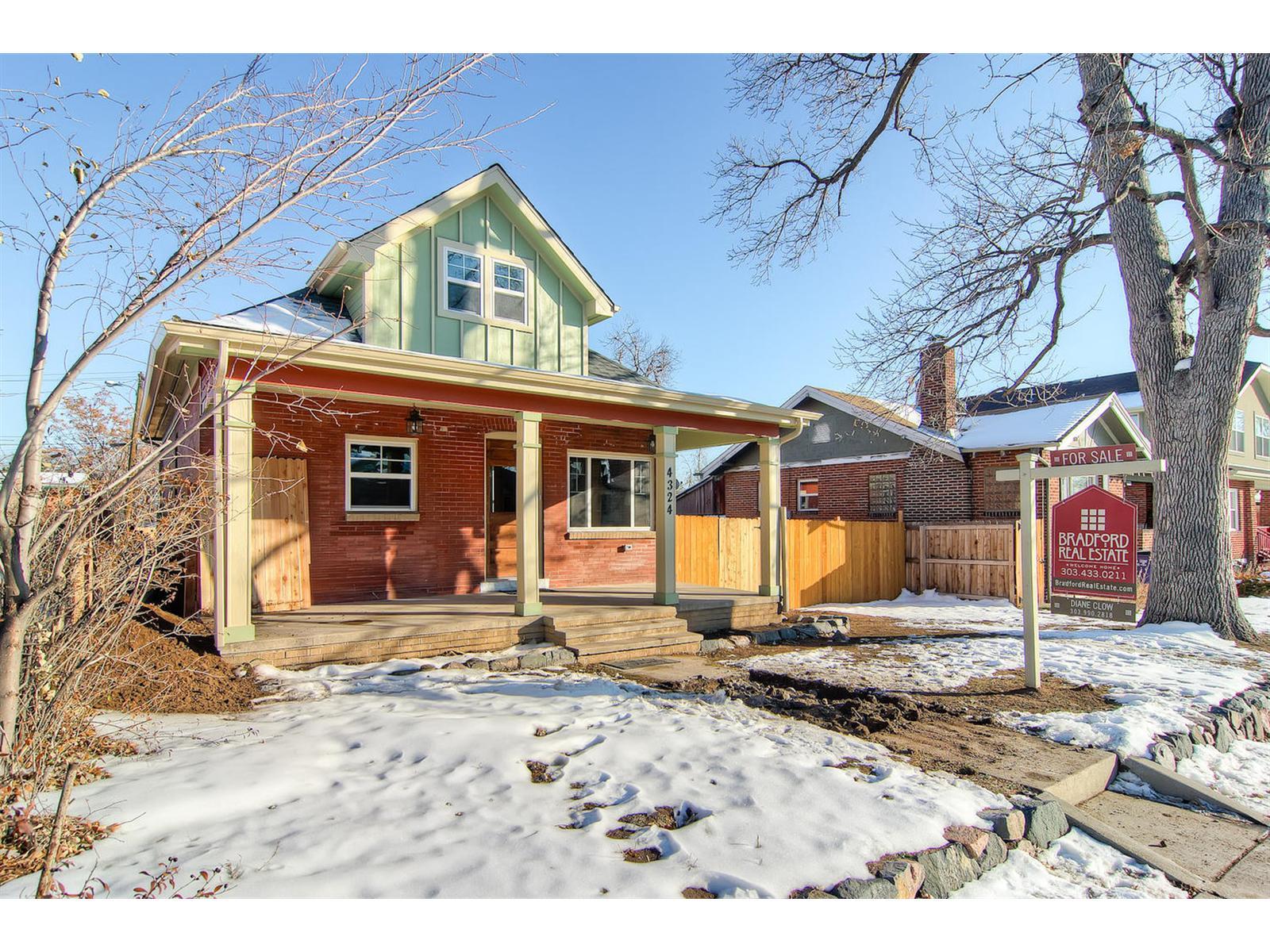 4324 Decatur Street Denver, CO 80211 - Photo 1 of 1 a front view of a house