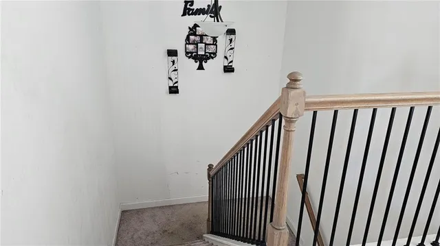 a view of a hallway with window