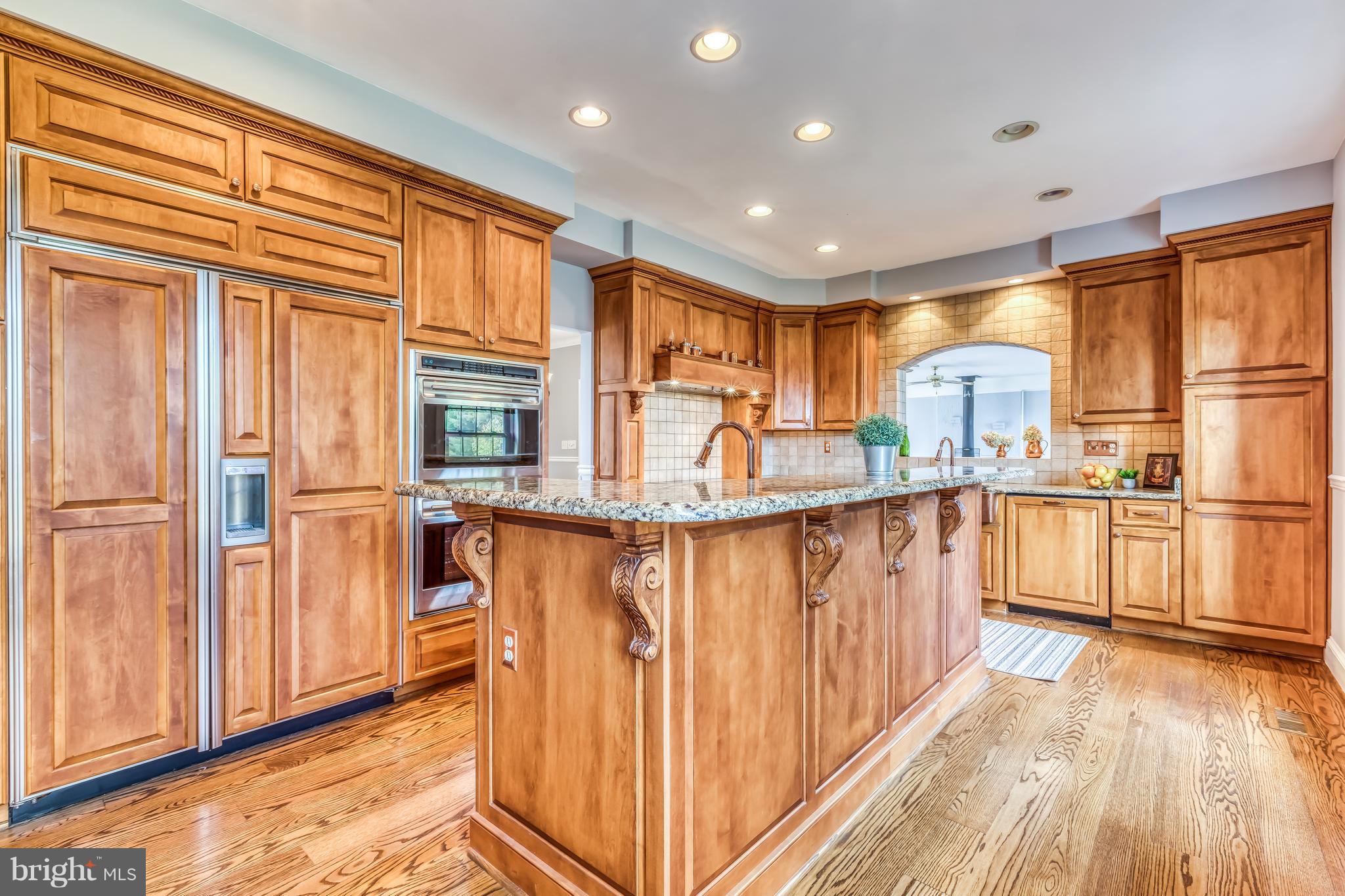 Custom gourmet kitchen