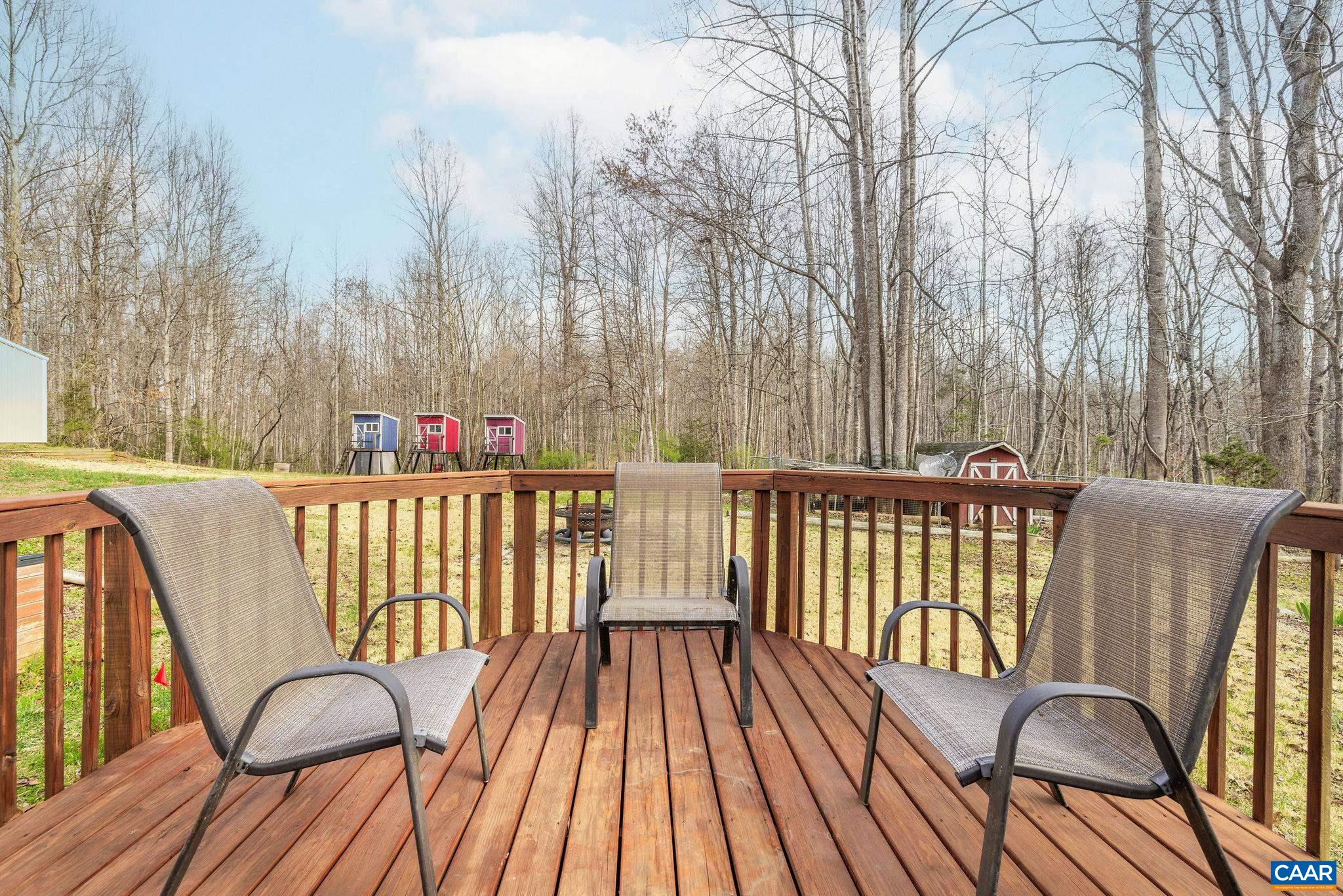 462 Fox Hunters Lane Madison, VA 22727 - Photo 23 of 65 a view of a two chairs on the roof deck