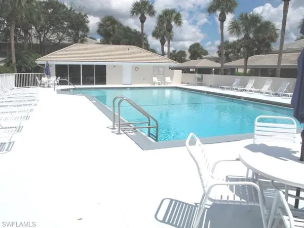 a view of a house with pool