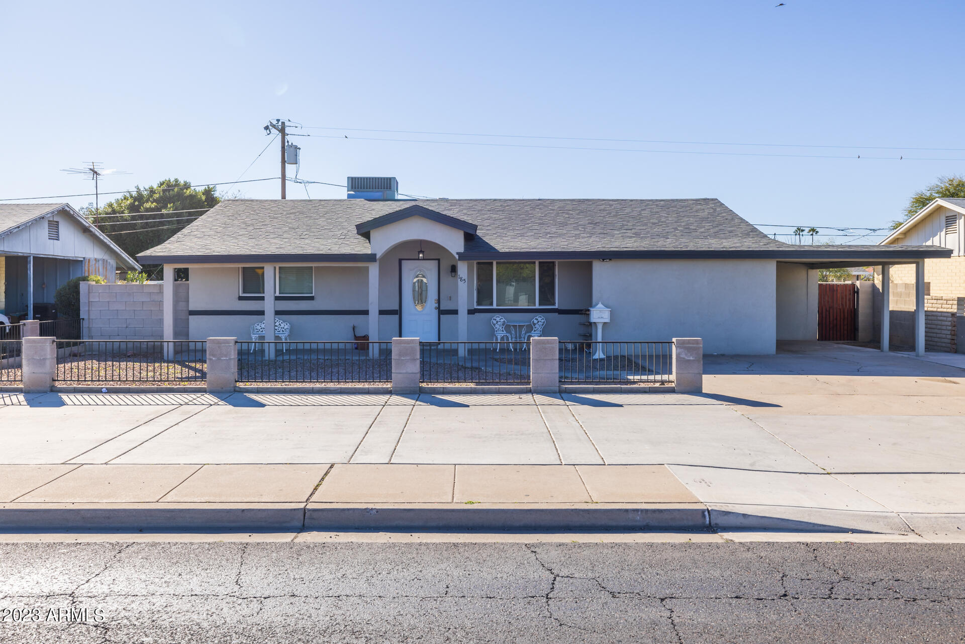 1)FRONT OF HOME