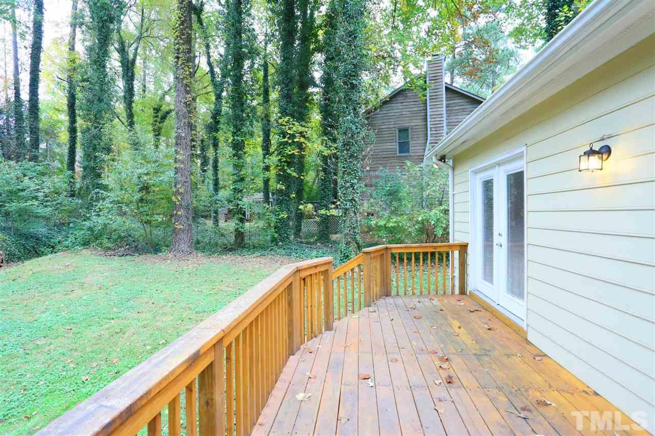 814 Temple Street Raleigh, NC 27609 - Photo 16 of 19 Large deck, great for entertaining