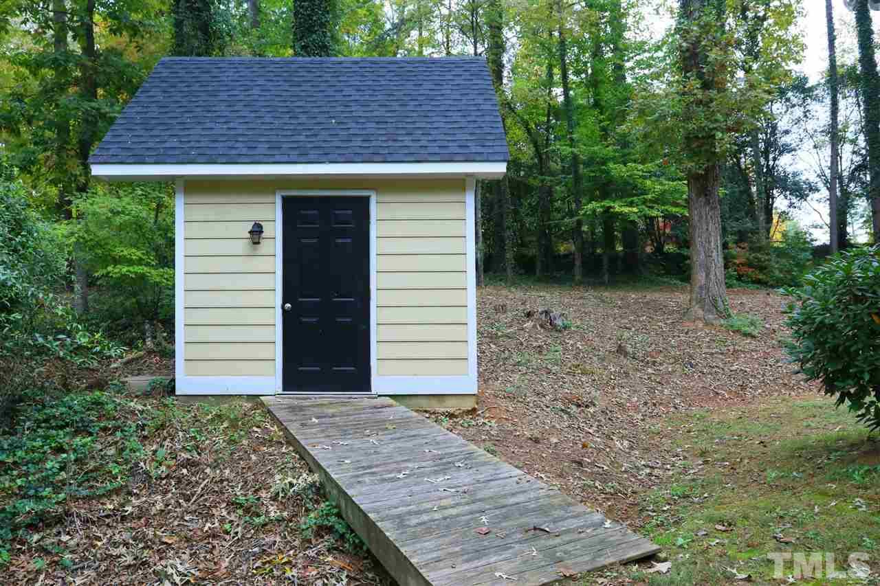 814 Temple Street Raleigh, NC 27609 - Photo 18 of 19 Separate wired workshop would be great as a garden shed or for your favorite hobbies.