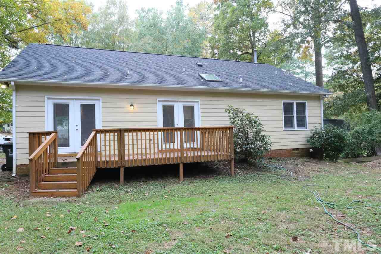 814 Temple Street Raleigh, NC 27609 - Photo 19 of 19 Large deck, great for entertaining.