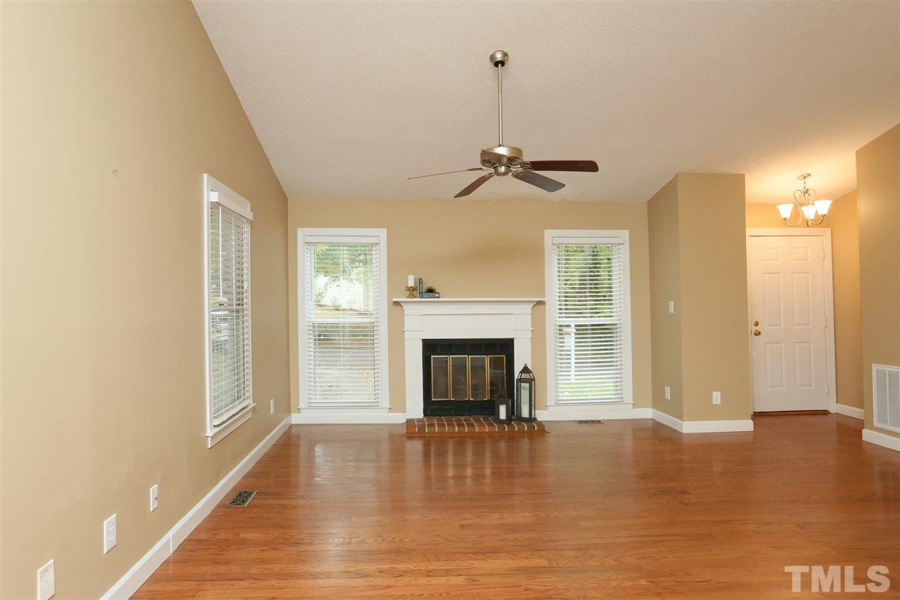 814 Temple Street Raleigh, NC 27609 - Photo 5 of 19 Open living/ dining/ kitchen, perfect for entertaining. Hardwood floors in living, dining and hall