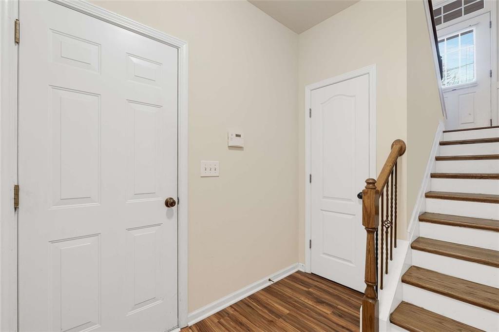 3199 Buck Way Alpharetta, GA 30004 - Photo 5 of 43 a view of an entryway with wooden floor
