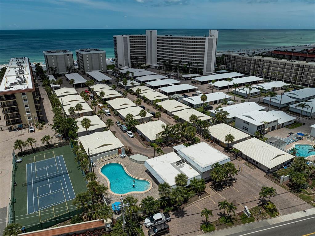 6308 Midnight Pass Road, Unit 6 Sarasota, FL 34242 - Photo 39 of 44 an aerial view of multiple house