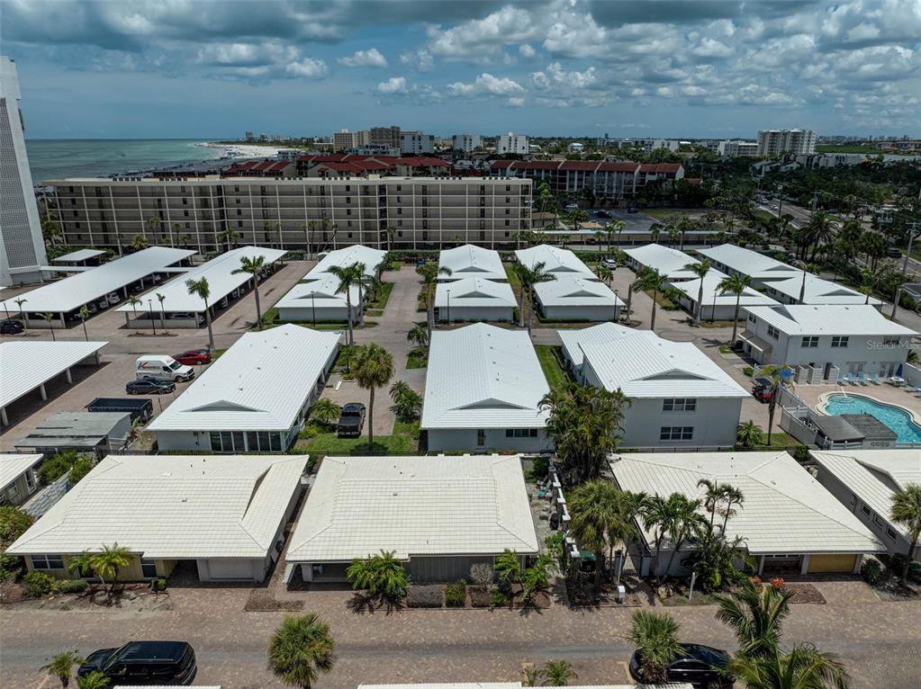 6308 Midnight Pass Road, Unit 6 Sarasota, FL 34242 - Photo 40 of 44 an aerial view of a yard