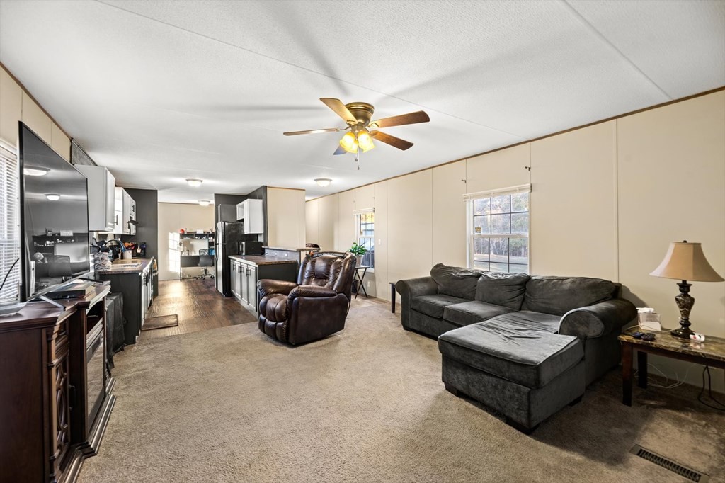 160 Beverly Drive Decatur, TN 37322 - Photo 6 of 31 a living room with furniture ceiling fan and a rug