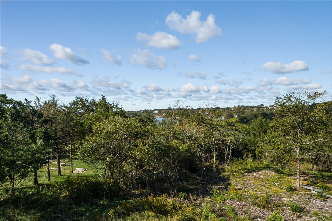 11 Ocean Heights Road Newport, RI 02840 - Photo 16 of 17 Potential vista from second floor, although water view closer drone is able to capture in this image.