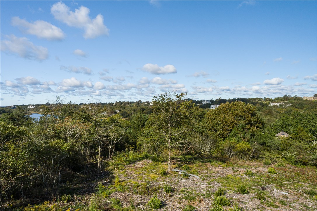 11 Ocean Heights Road Newport, RI 02840 - Photo 17 of 17 Potential vista from first floor, although water view is closer than drone is able to capture in this image.
