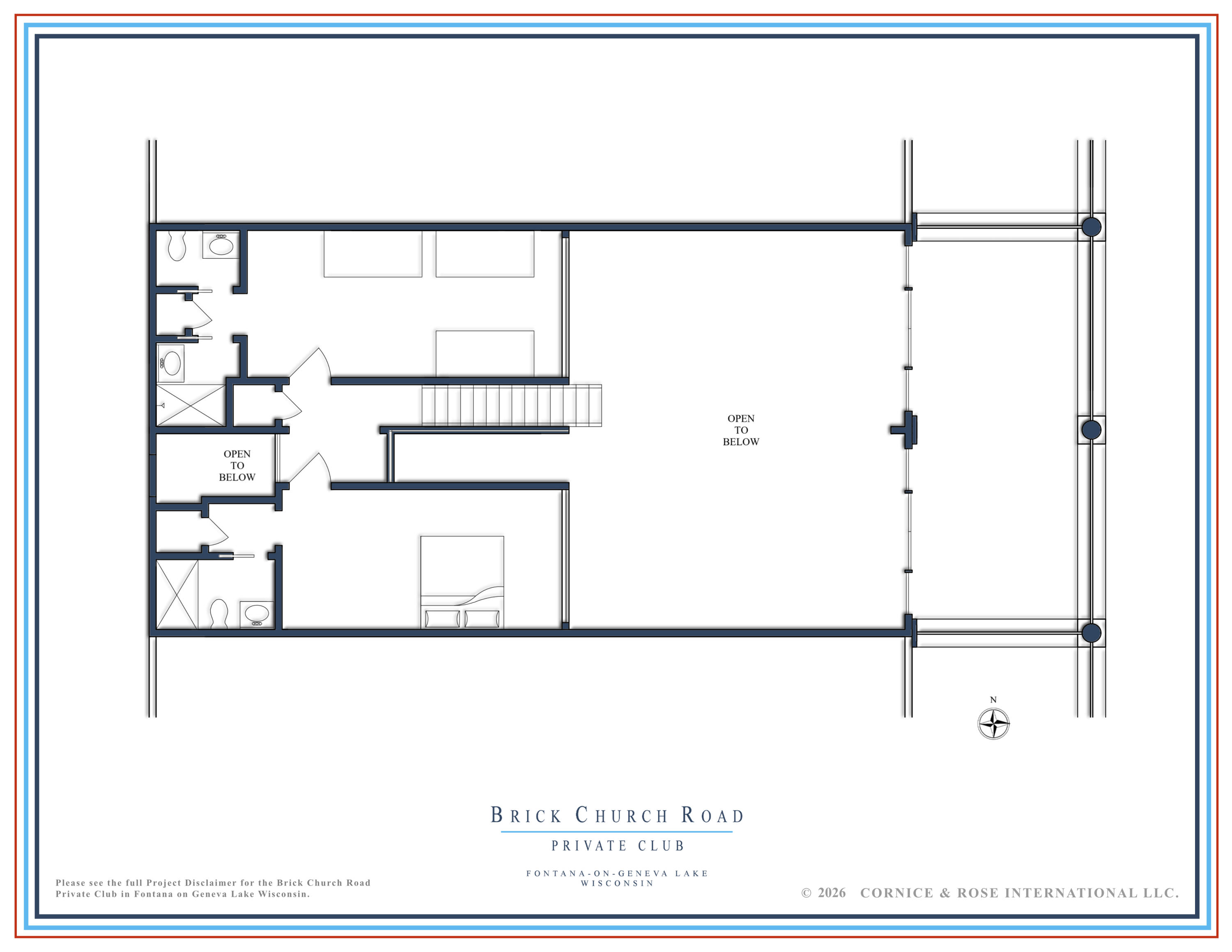 W5869 Brick Church Road Fontana, WI 53125 - Photo 8 of 17 Image 8_BCR_4br Plan_Upper_30April2026