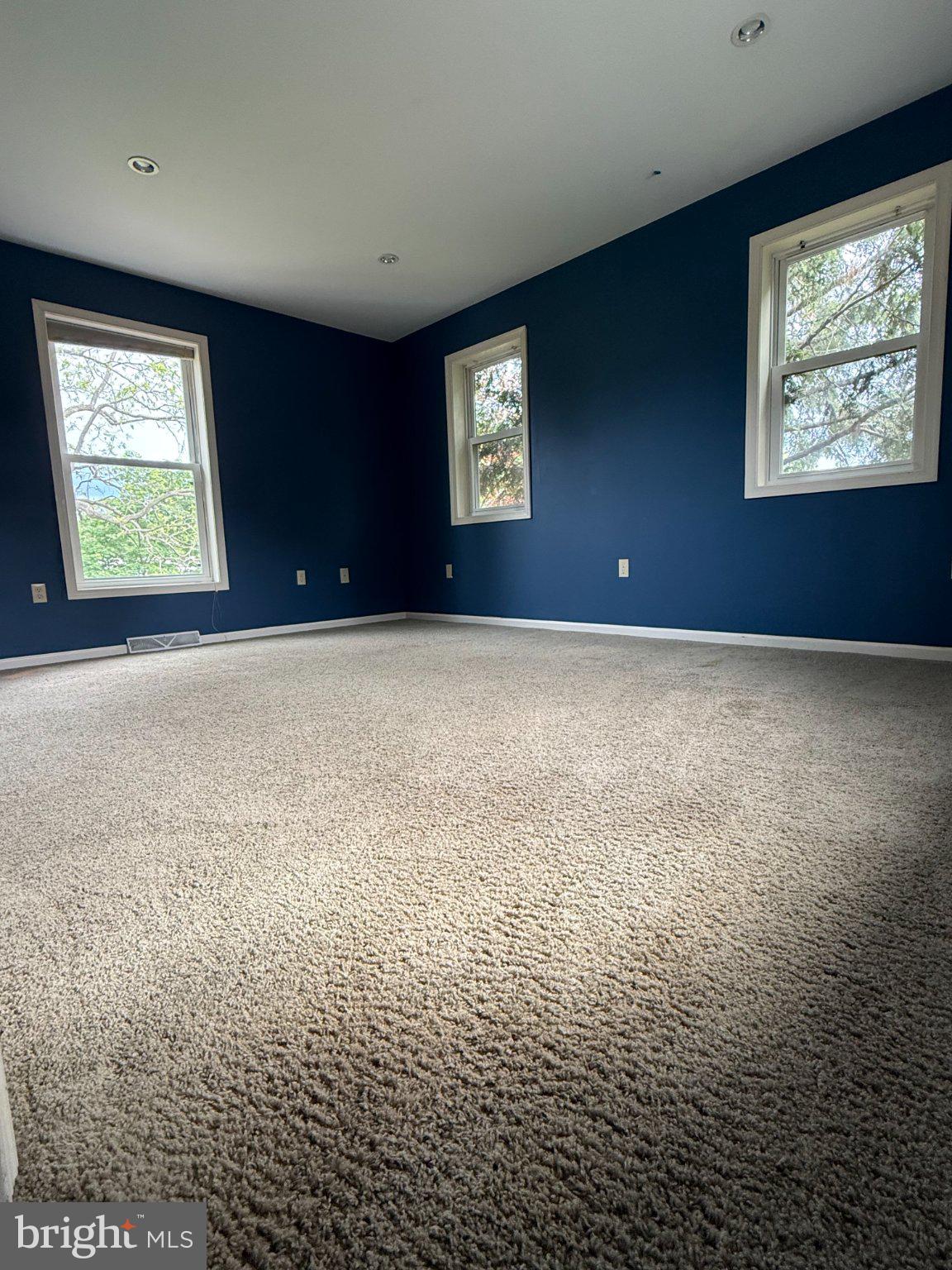 301 Ebenezer Road Lebanon, PA 17046 - Photo 16 of 37 Spacious room with serene blue walls.