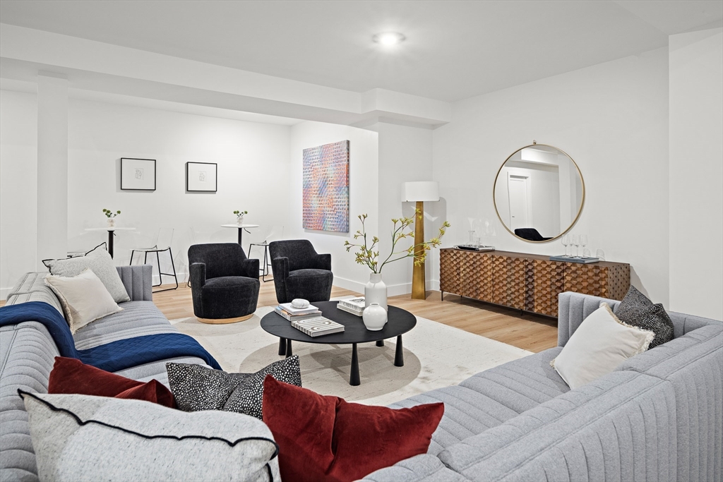 27 2nd Street Natick, MA 01760 - Photo 30 of 39 a living room with furniture or couch and a mirror