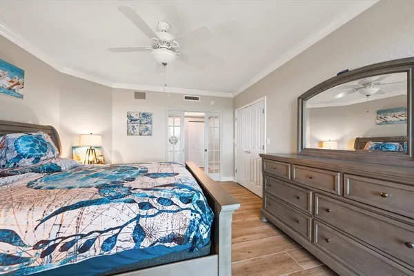 a spacious bathroom with a granite countertop sink a toilet and shower