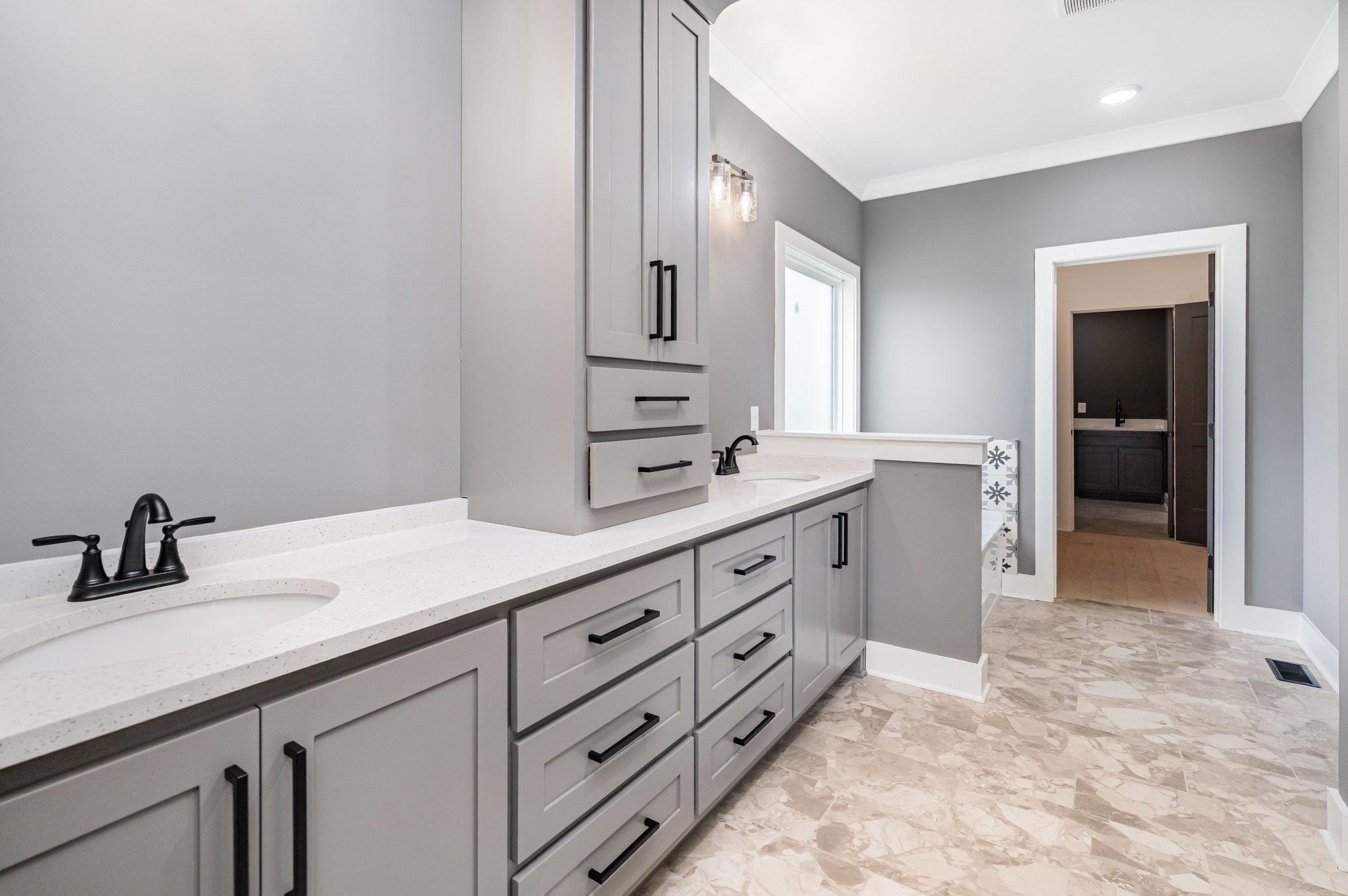 115 Crenshaw Road Hartsville, TN 37074 - Photo 18 of 40 a bathroom with a sink vanity and mirror
