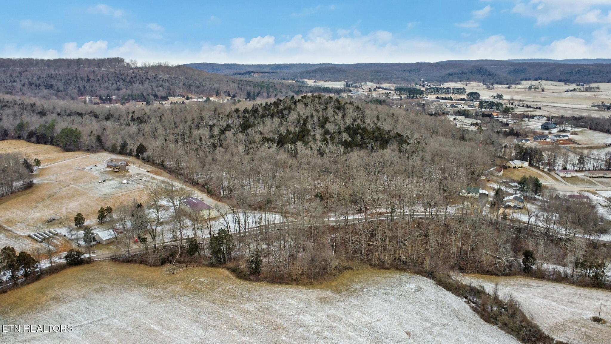 1644 Walker Cove Road Sparta, TN 38583 - Photo 17 of 27 an aerial view of a house with a mountain