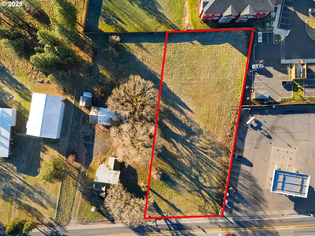 a view of yard with green space