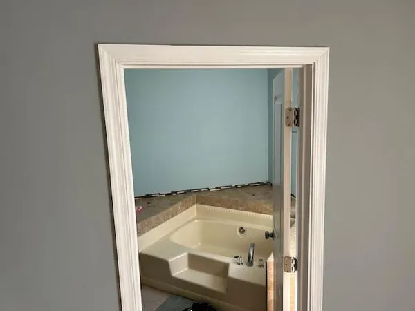 a bathroom with a sink