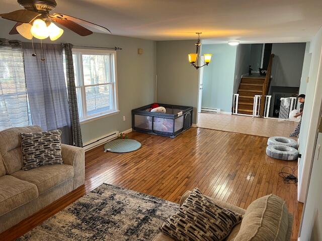 1127 Steele Circle Bushkill, PA 18324 - Photo 6 of 17 a living room with furniture and a flat screen tv