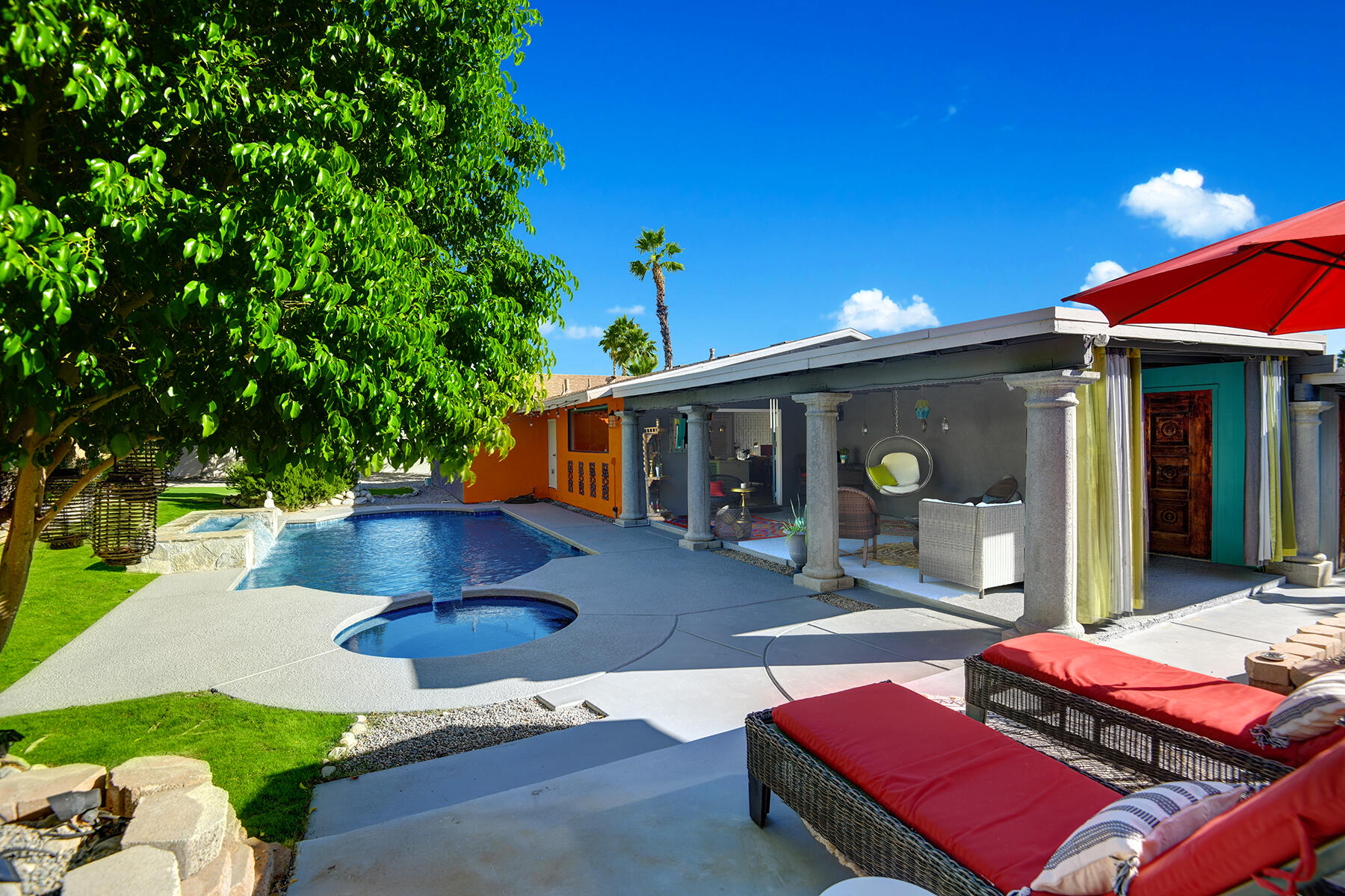 2354 Wayne Road Palm Springs, CA 92262 - Photo 32 of 34 OVER CHAISE BACK OF HOME.jpg mls