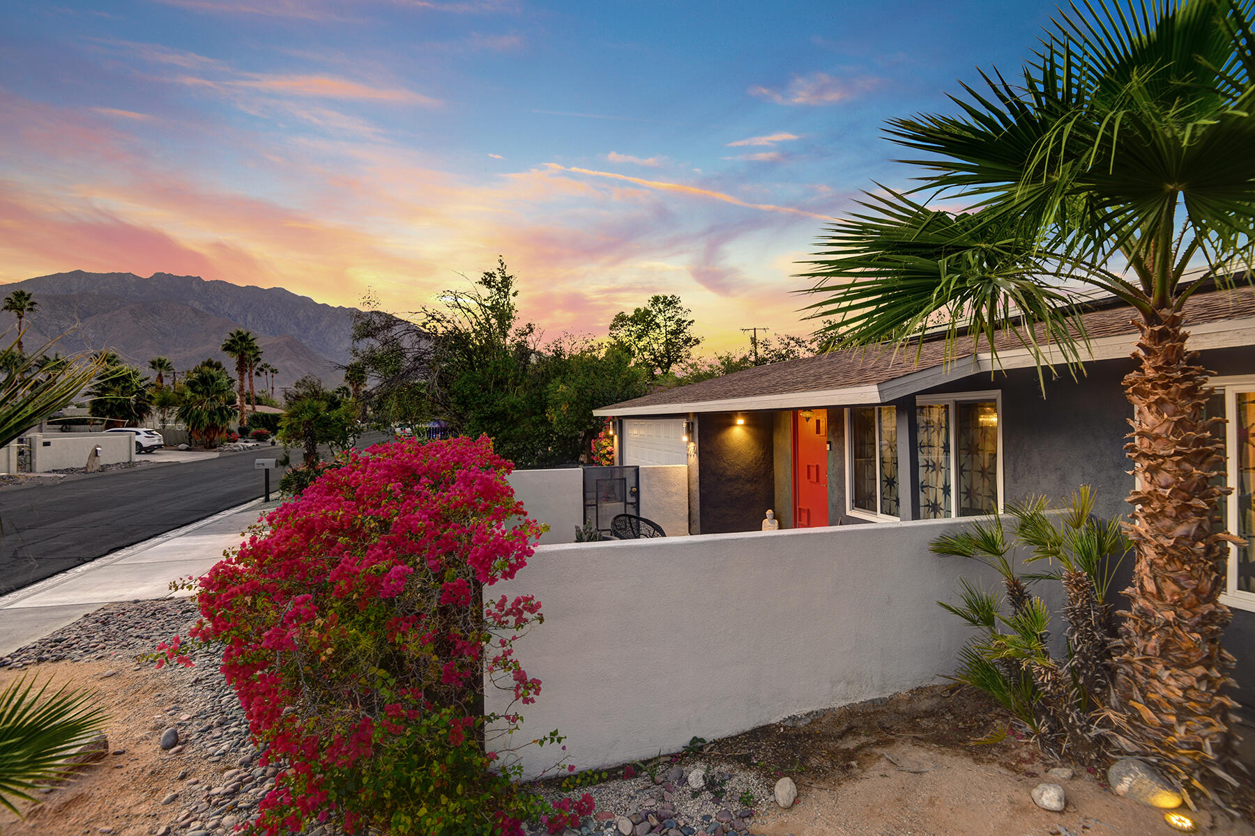 2354 Wayne Road Palm Springs, CA 92262 - Photo 34 of 34 SUNSET FRONT OF HOME TIGHT.jpg mls