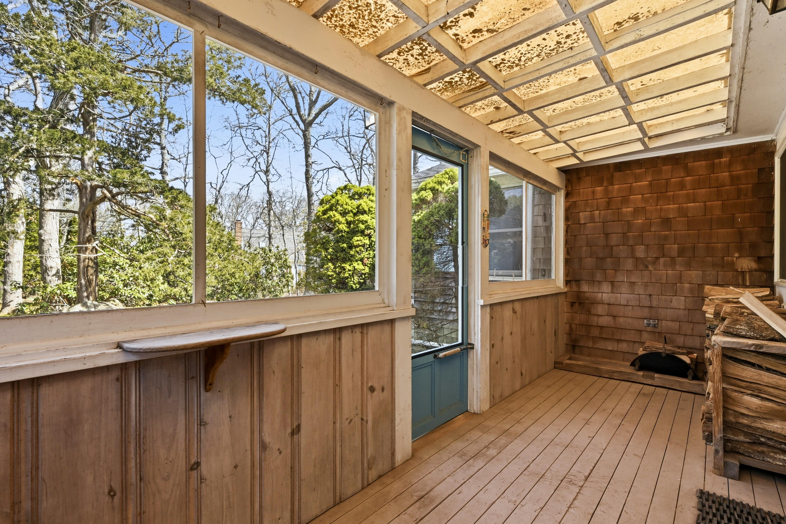 13 Hidden Village Road West Falmouth, MA 02540 - Photo 13 of 31 a view of a balcony with wooden floor and outdoor space