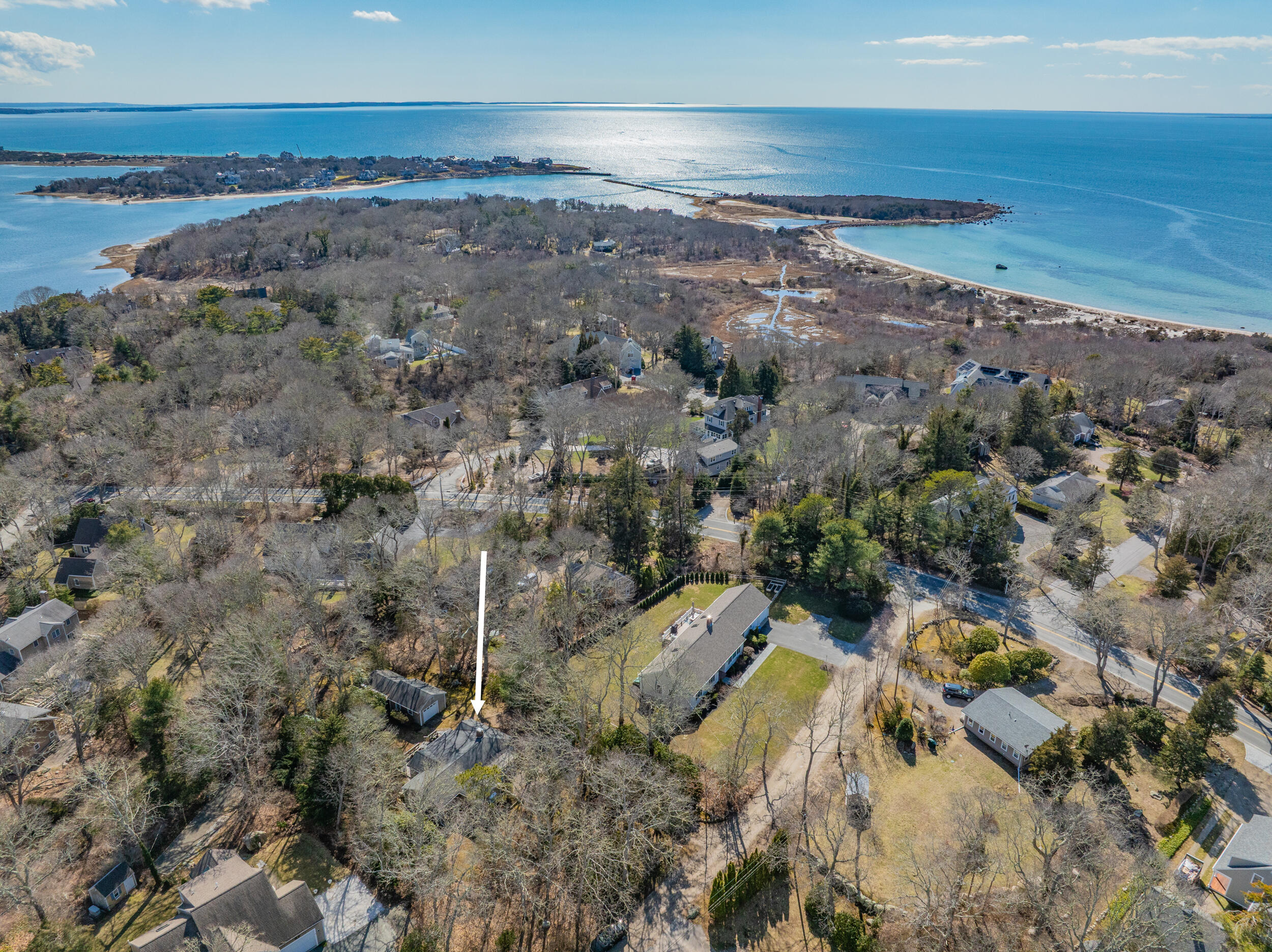 13 Hidden Village Road West Falmouth, MA 02540 - Photo 27 of 31 a view of outdoor space and ocean view