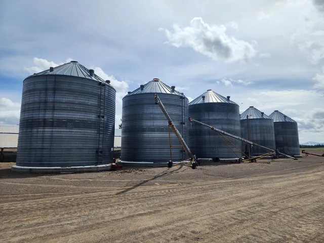 a view of a garden with an ocean