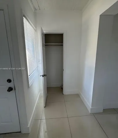 a view of an empty room