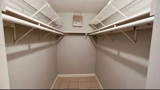 a view of walk in closet