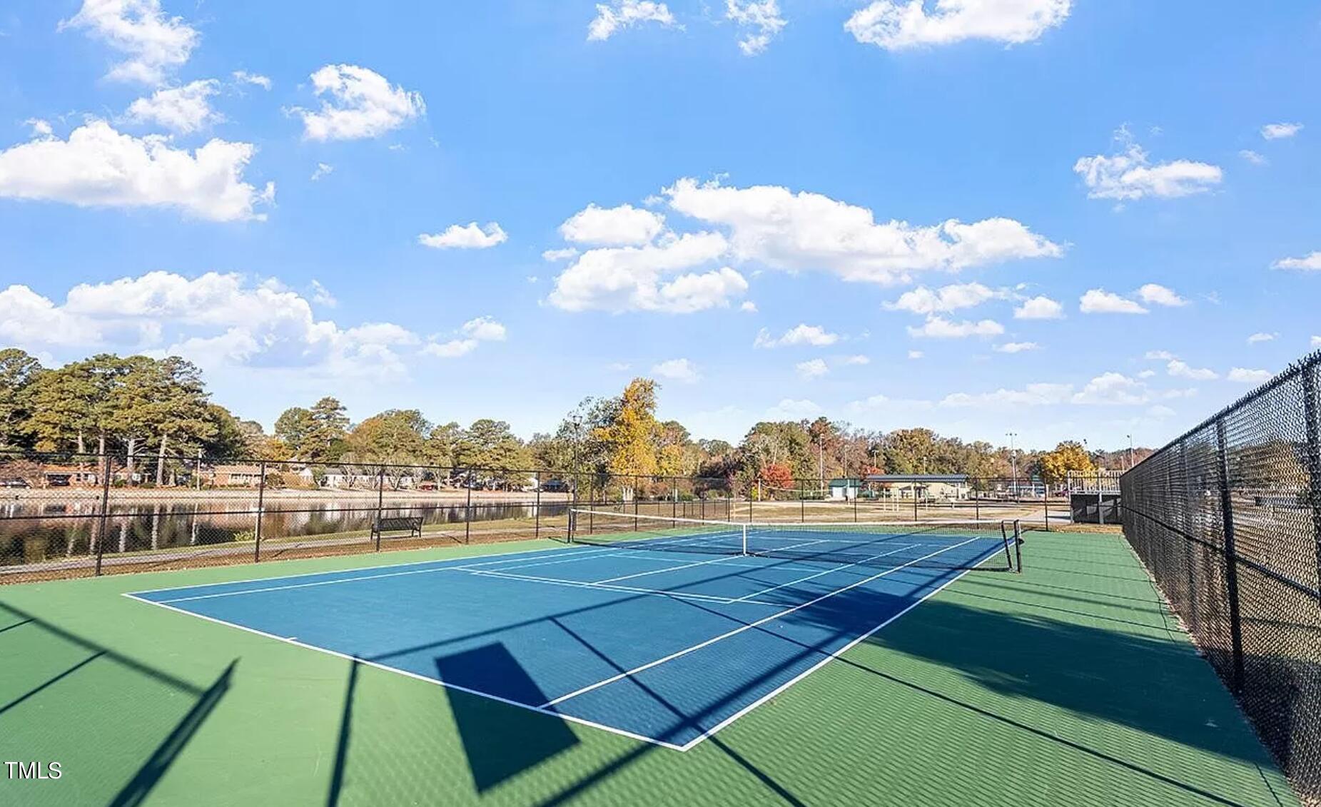 403 East Williams Street Angier, NC 27501 - Photo 34 of 38 a view of a tennis court