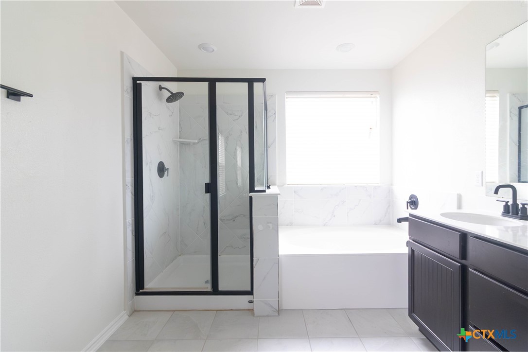 1131 Aronia Lane Georgetown, TX 78626 - Photo 31 of 36 a bathroom with a bathtub and a sink
