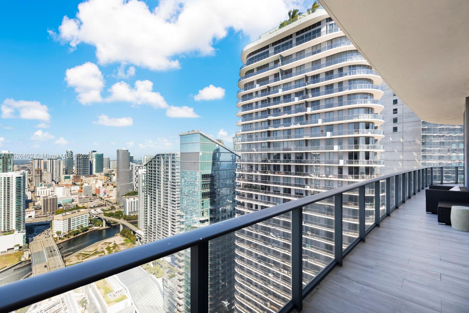 45 Southwest 9th Street, Unit PH4801 Miami, FL 33130 - Photo 11 of 41 a view of balcony with city view