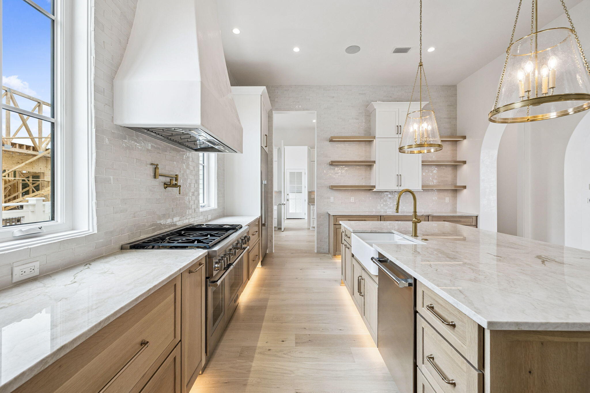 970 Windsong Dr Inlet Beach Inlet Beach, FL 32461 - Photo 14 of 78 a large kitchen with stainless steel appliances granite countertop a sink a stove and a refrigerator