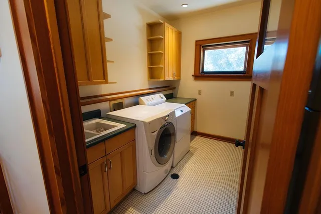 a view of a lake with a mountain