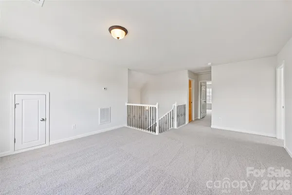a view of a livingroom with an empty space