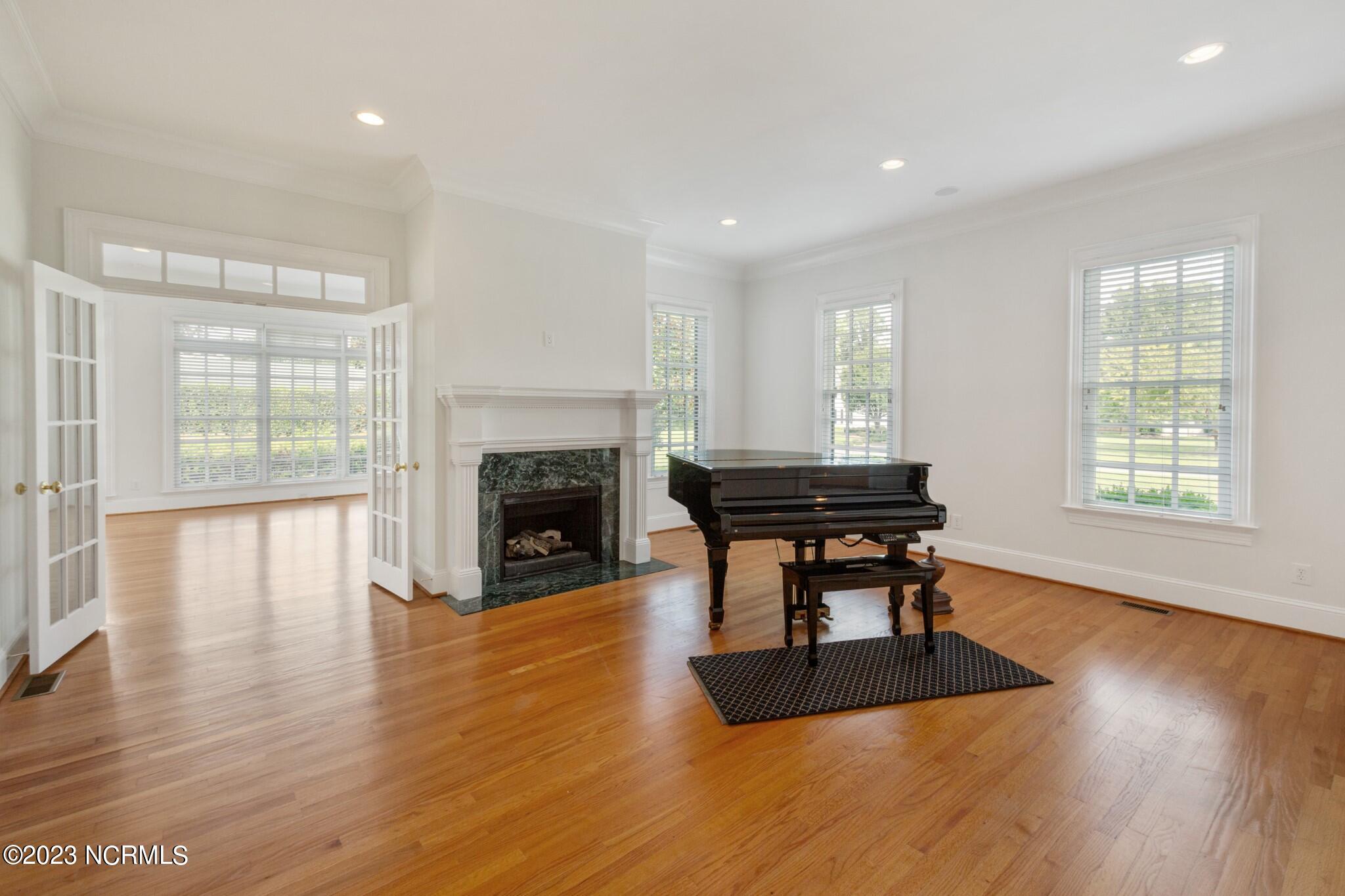 3314 Quail Ridge Road Kinston, NC 28504 - Photo 7 of 29 Study with gas fireplace