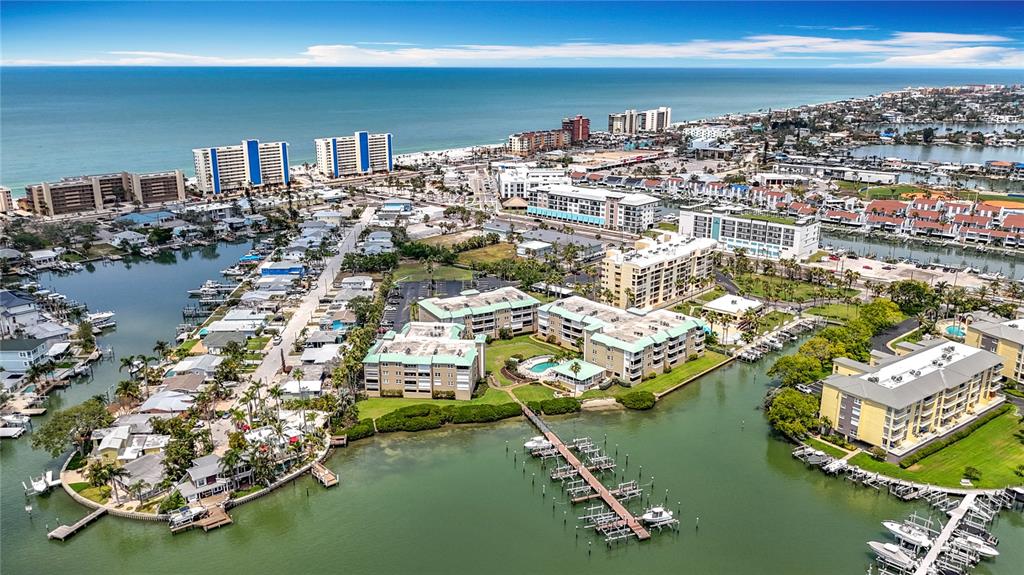 399 150th Avenue, Unit 317 Madeira Beach, FL 33708 - Photo 94 of 96 a view of a city with ocean view
