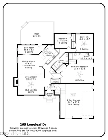 $419,000 | 265 Longleaf Drive, West End, NC 27376