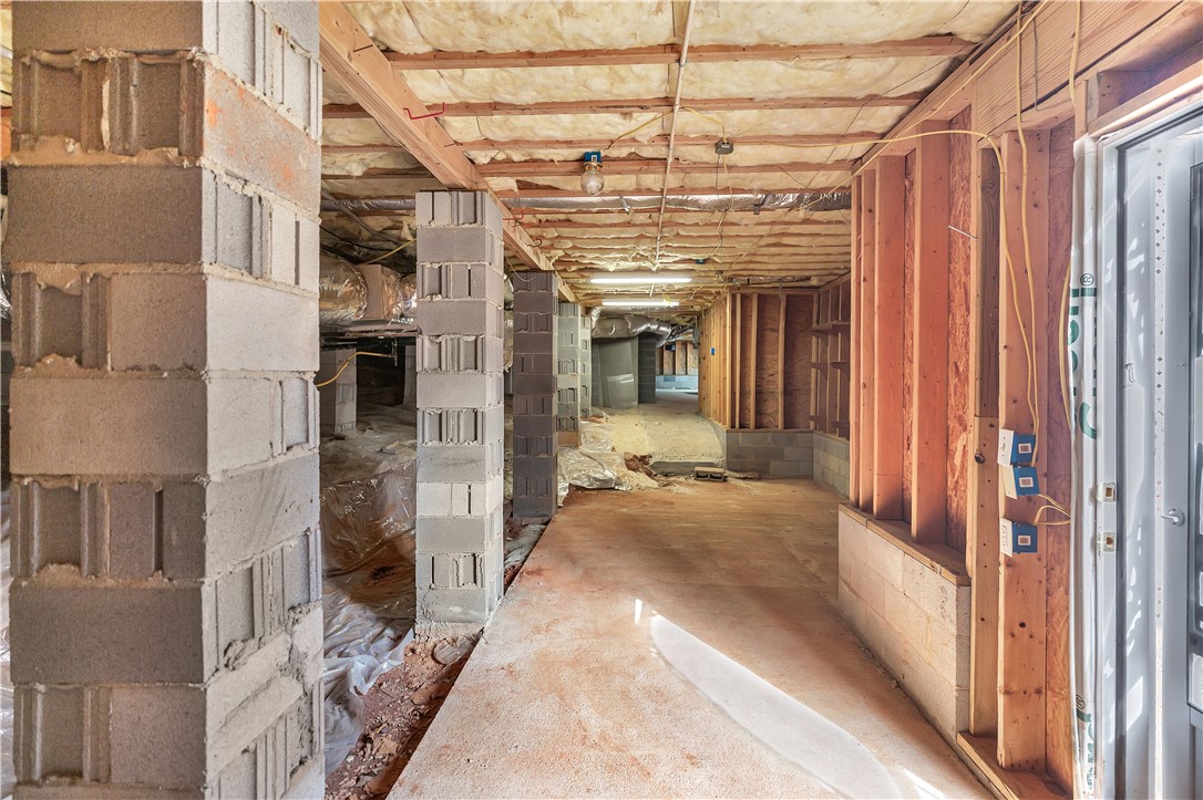 1432 Hunters Trail Anderson, SC 29625 - Photo 25 of 35 This partially finished space offers versatility for future expansion and customization.