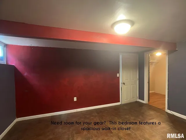 a view of an empty room