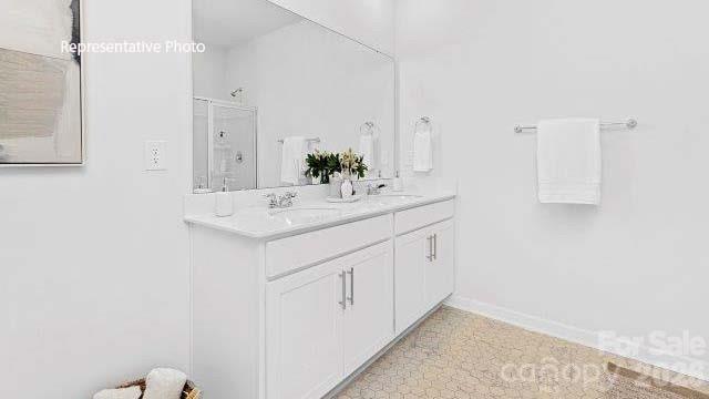 1024 Horizon Lane Chester, SC 29706 - Photo 16 of 21 a bathroom with a sink and a mirror
